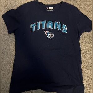 NFL Navy Titans Short Sleeve Tee